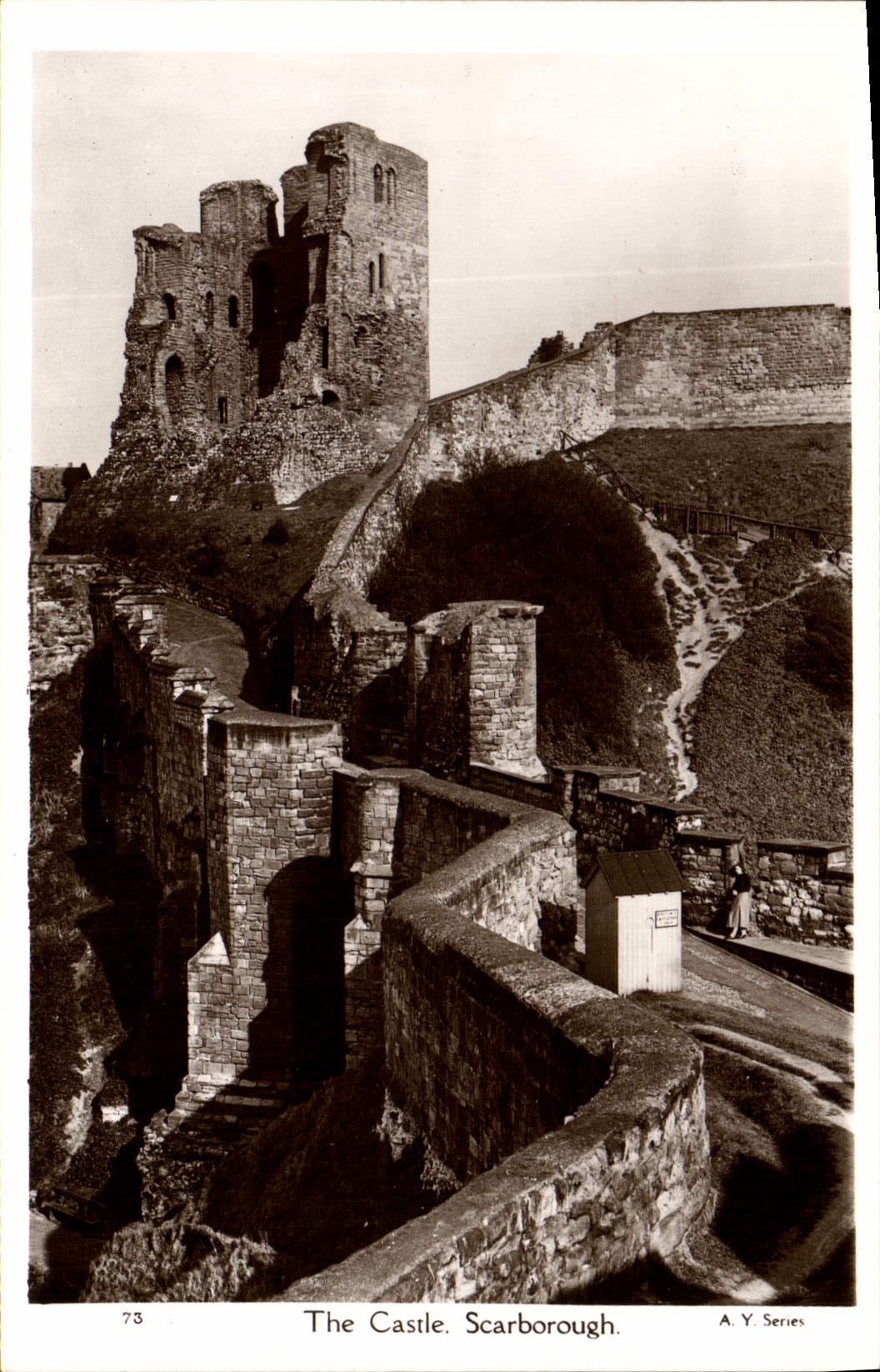 VINTAGE POSTCARD The Castle Scarborough