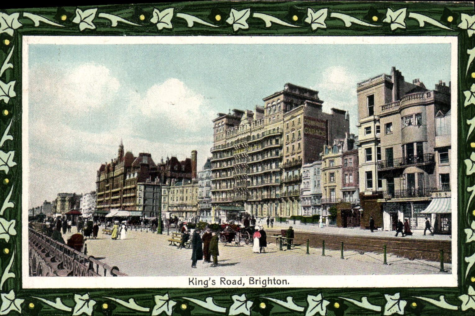VINTAGE POSTCARD King' S Road Brighton
