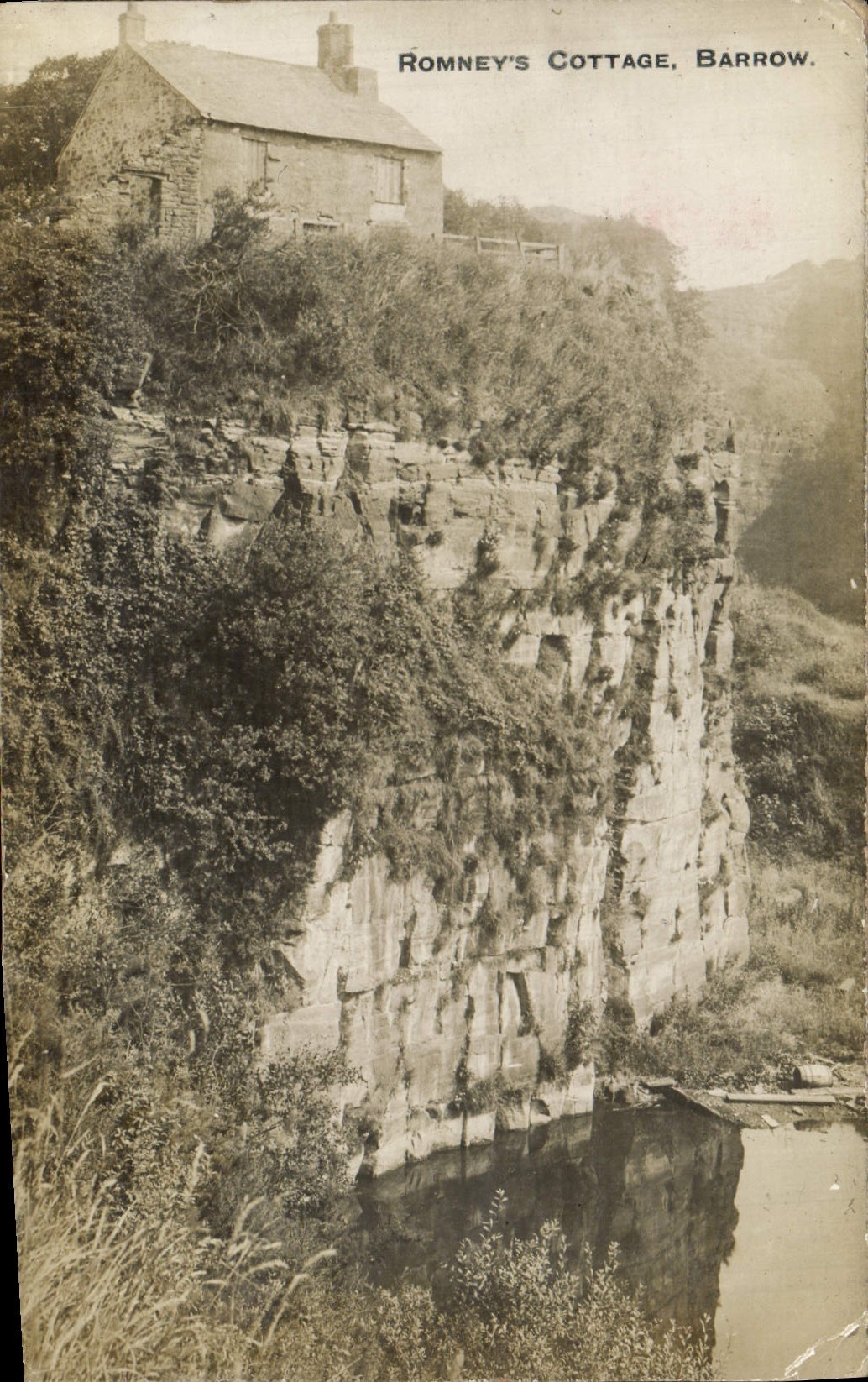 Cabaña de la carretilla de Romney S de la POSTAL de la VENDIMIA