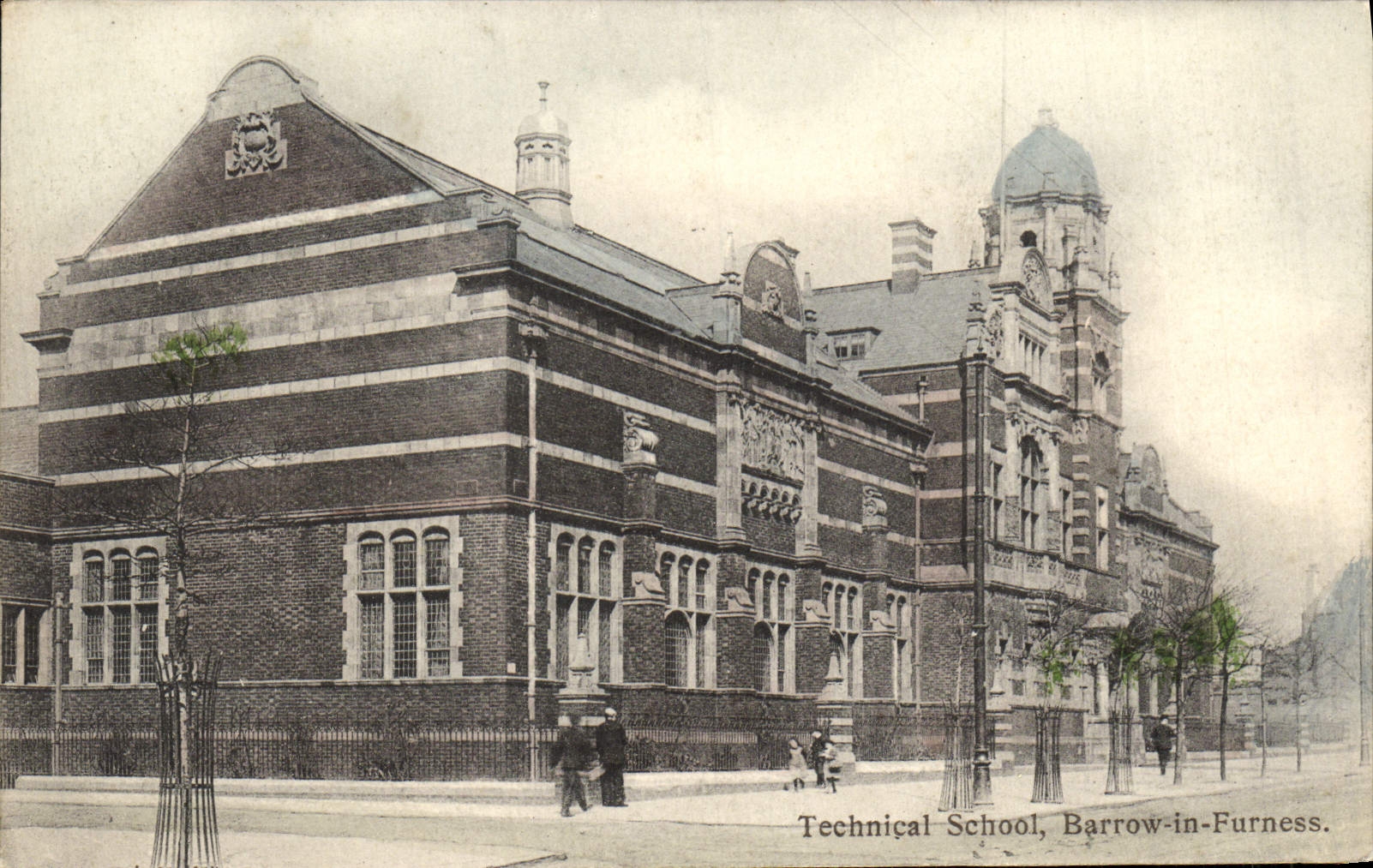 Carretilla de la escuela técnica de la POSTAL de la VENDIMIA en Furness
