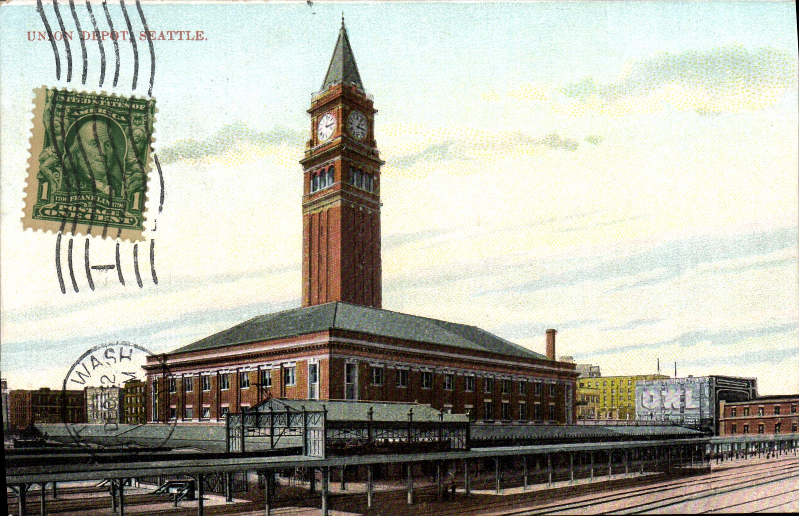 VINTAGE POSTCARD Union Seattle Deposit