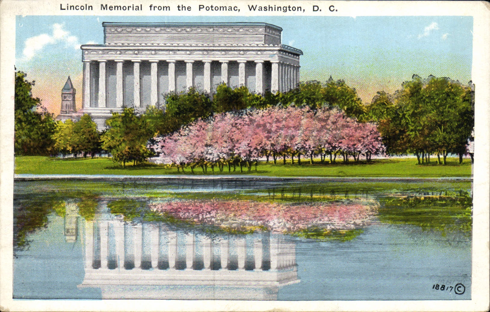CPA Lincoln Memorial From The Potomac Washington D C