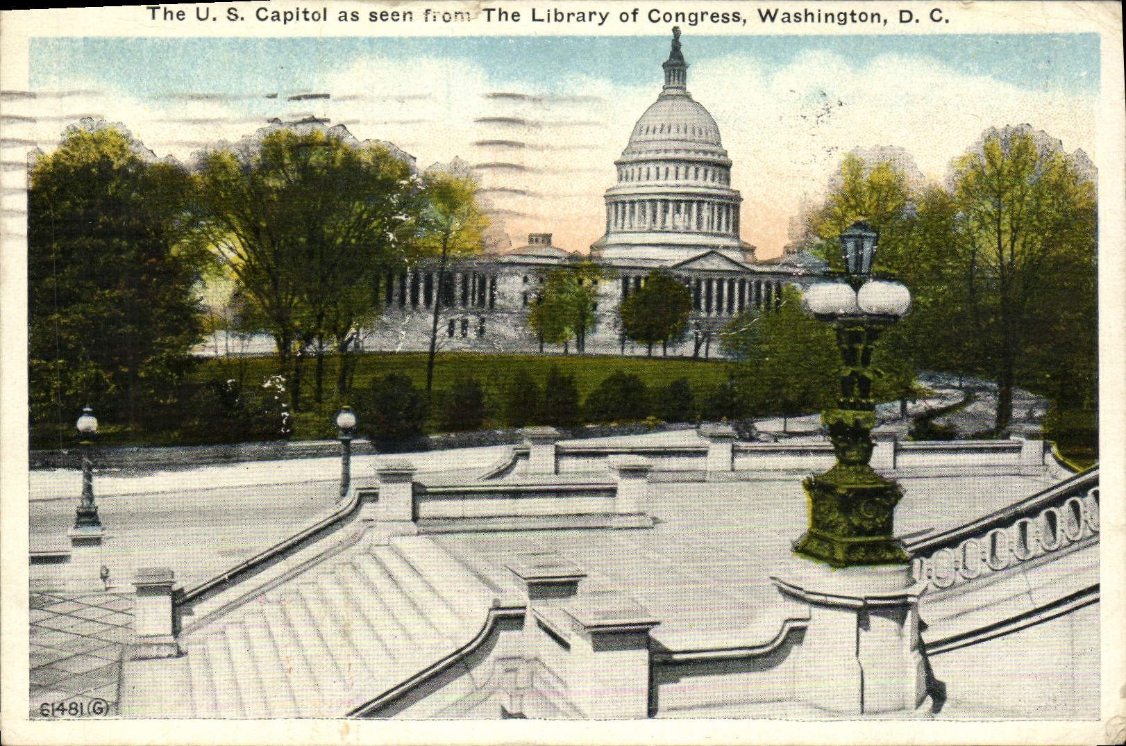 CPA The U s Capitol As Seen From The Library Of Congress Washington D C