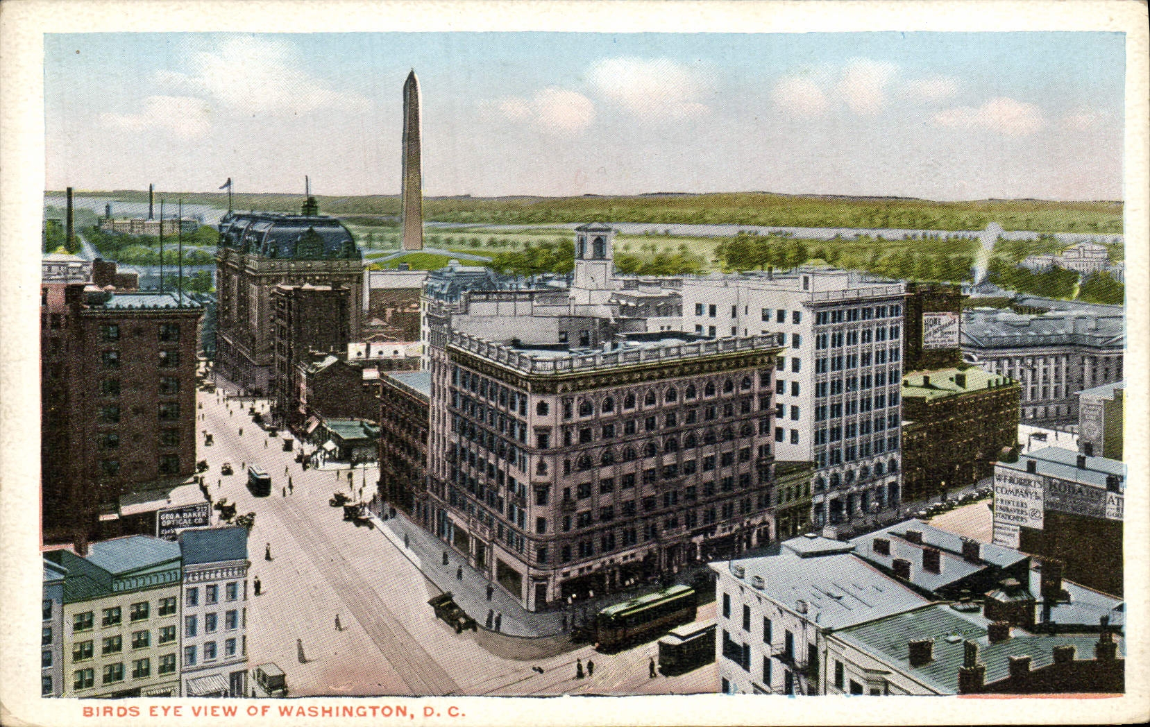 CPA Birds Eye View Of Washington D C