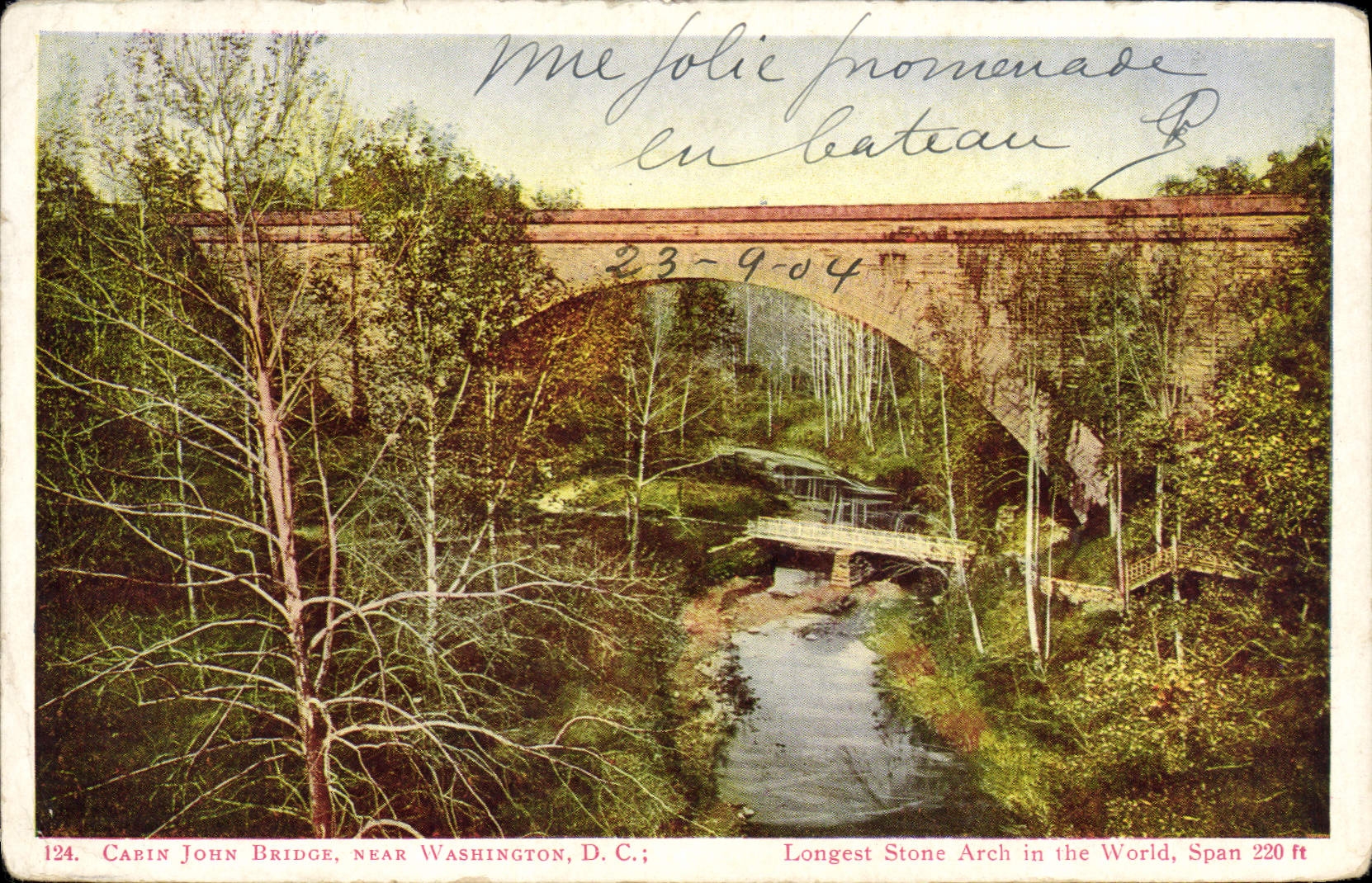 CPA Cabin John Bridge Near Washington D C Longest stone arch in the world