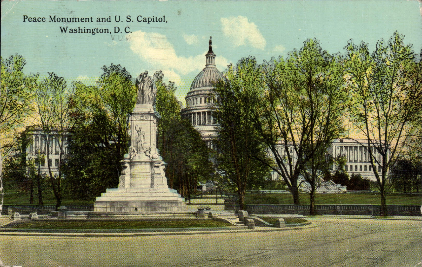 CPA Peace Monument And U S Capitol Washington D C