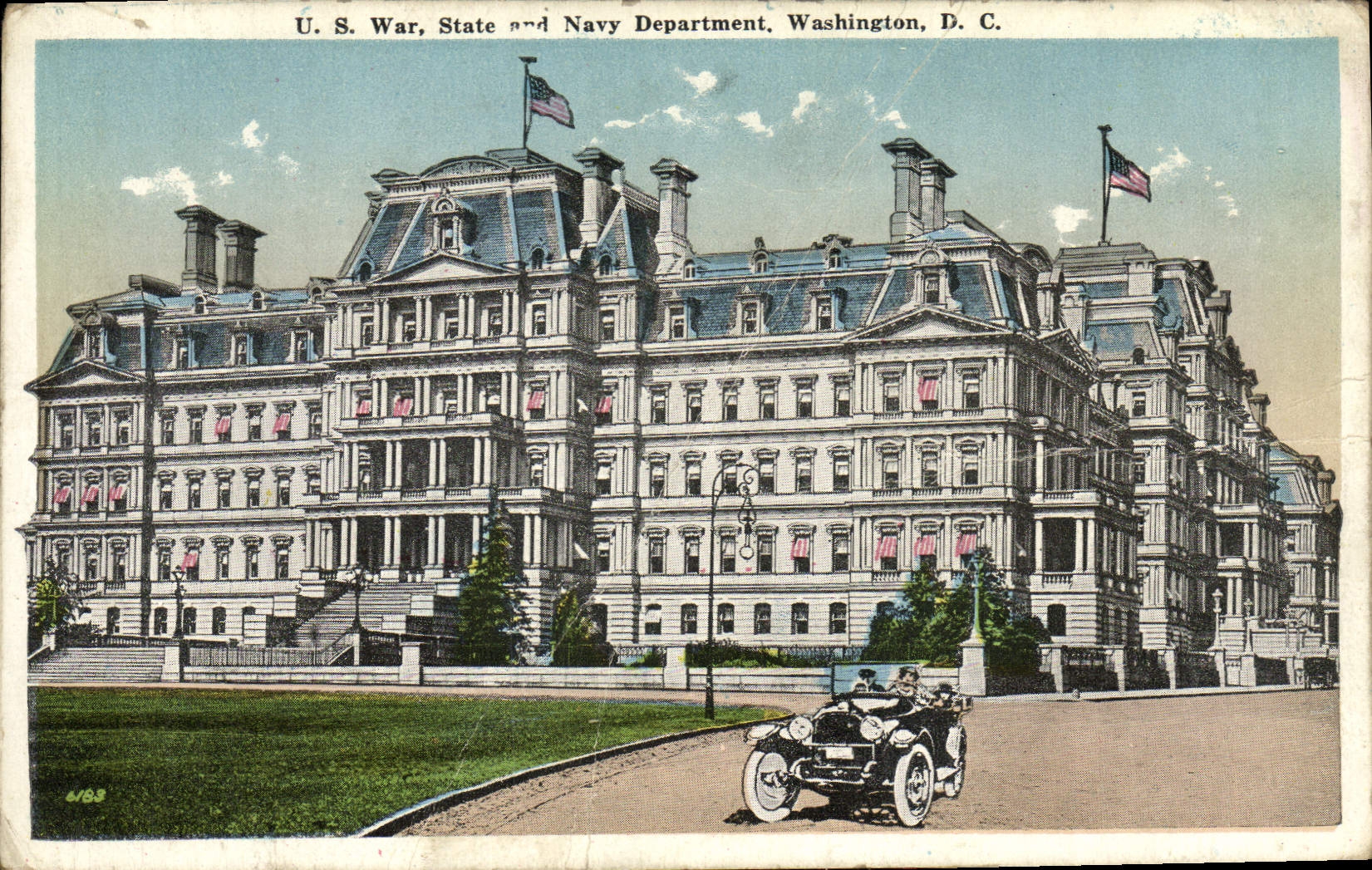 CPA U S War State And Navy Department Washington D C Militaria 