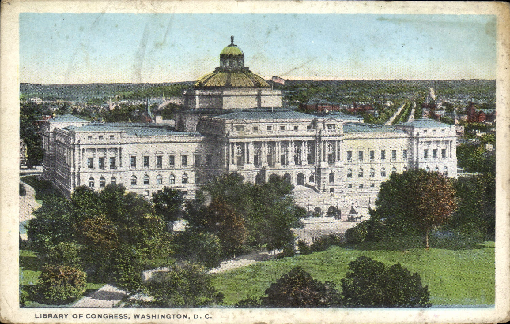CPA Library Of Congress Washington D C Bibliotheque