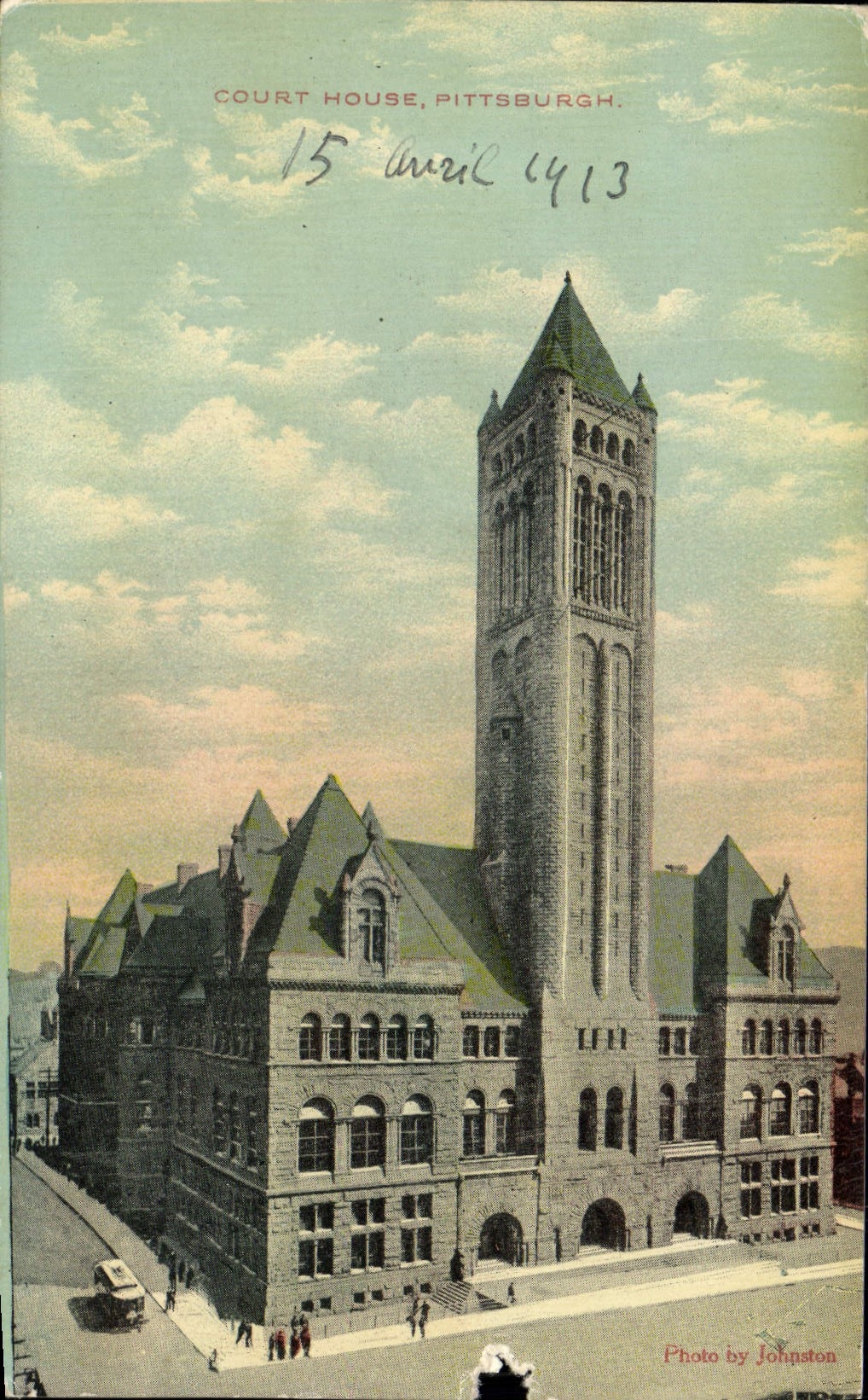 VINTAGE POSTCARD Short Pittsburg House