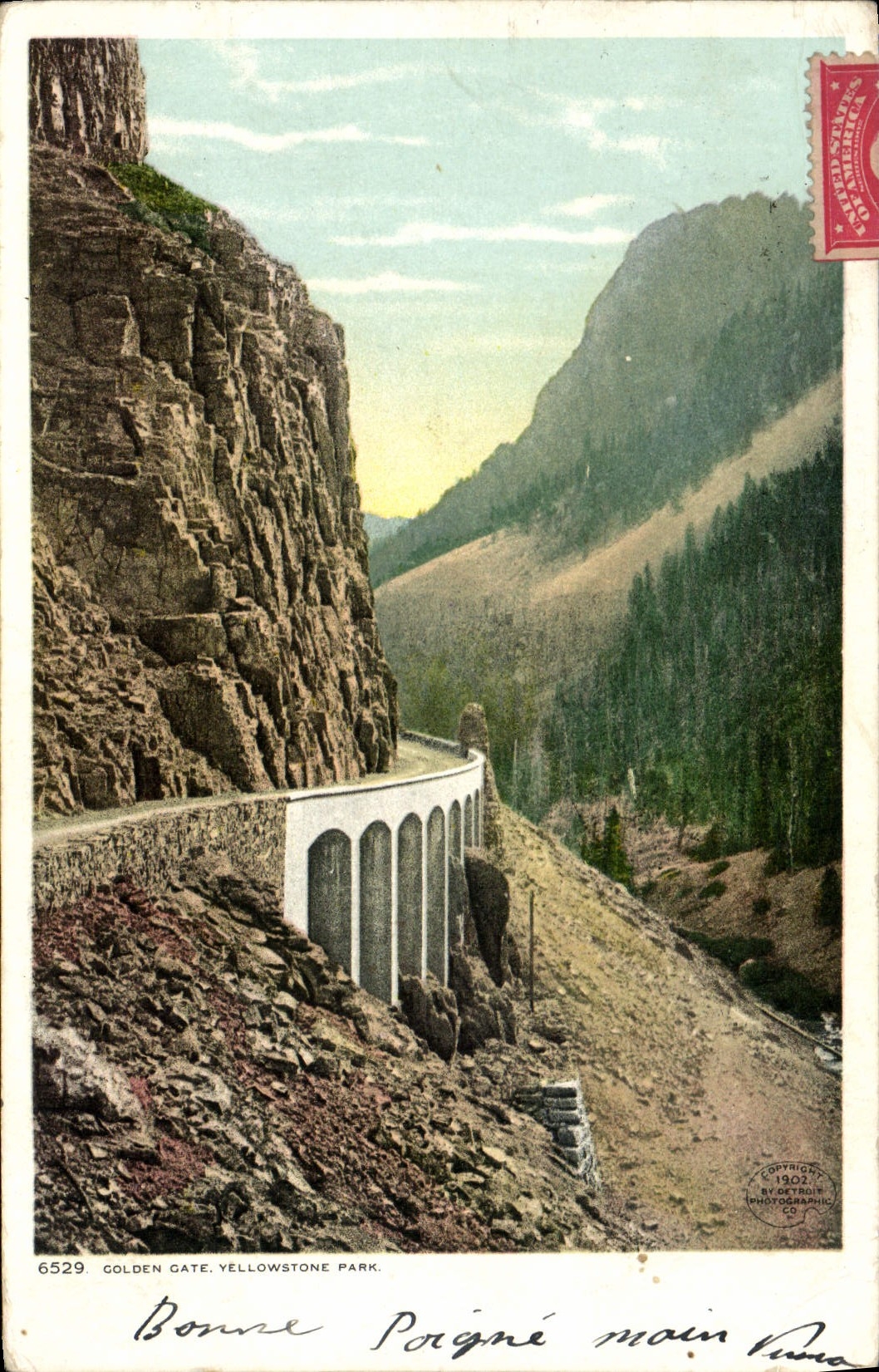 CPA Golden Gate Yellowstone Park