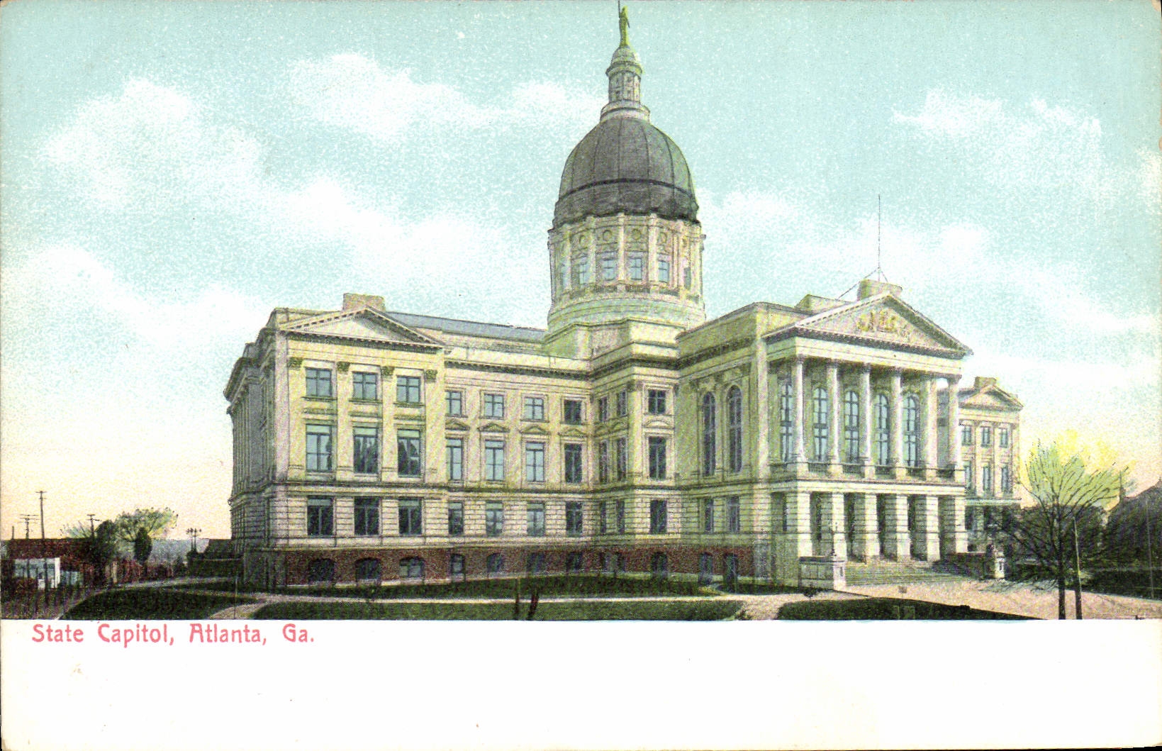 VINTAGE POSTCARD State Capitol Atlanta Ga