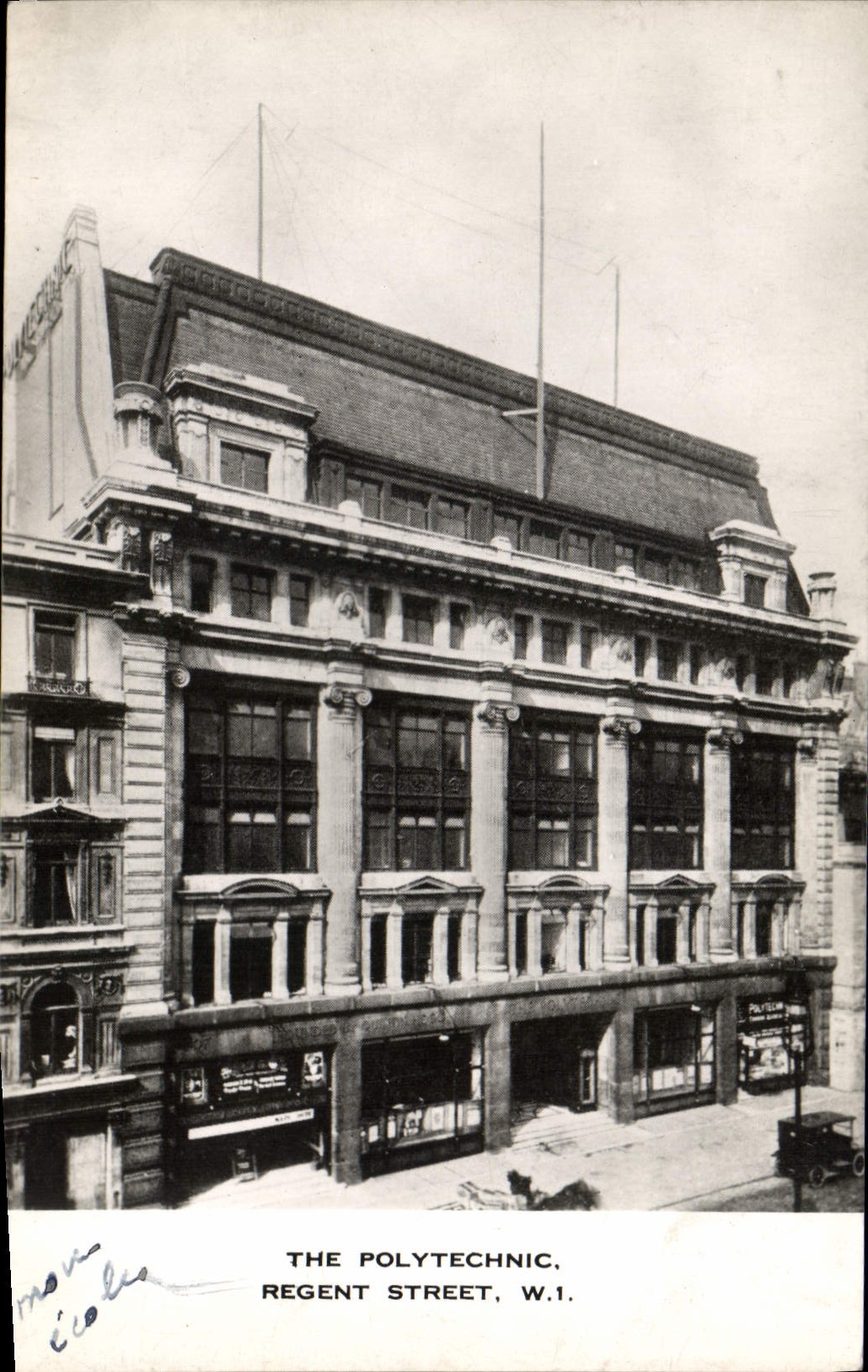 POSTAL de la VENDIMIA la calle Regent politécnica W