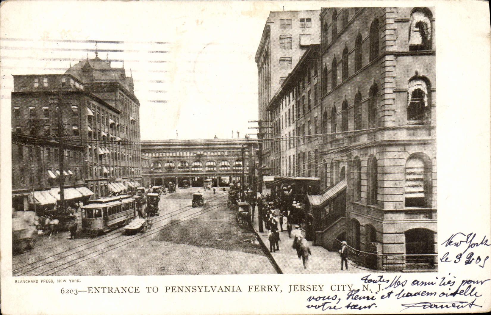 CPA Entrance To Pennsylvania Ferry Jersey City Tramway