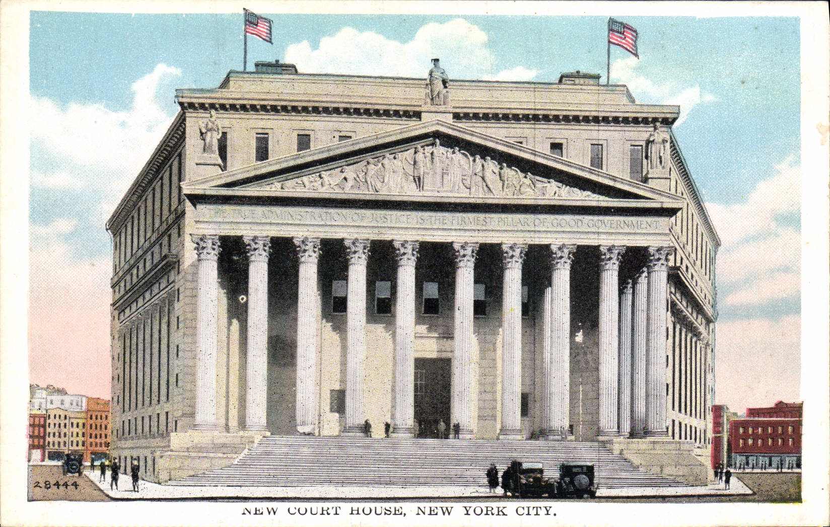 VINTAGE POSTCARD New Runs House New Your City