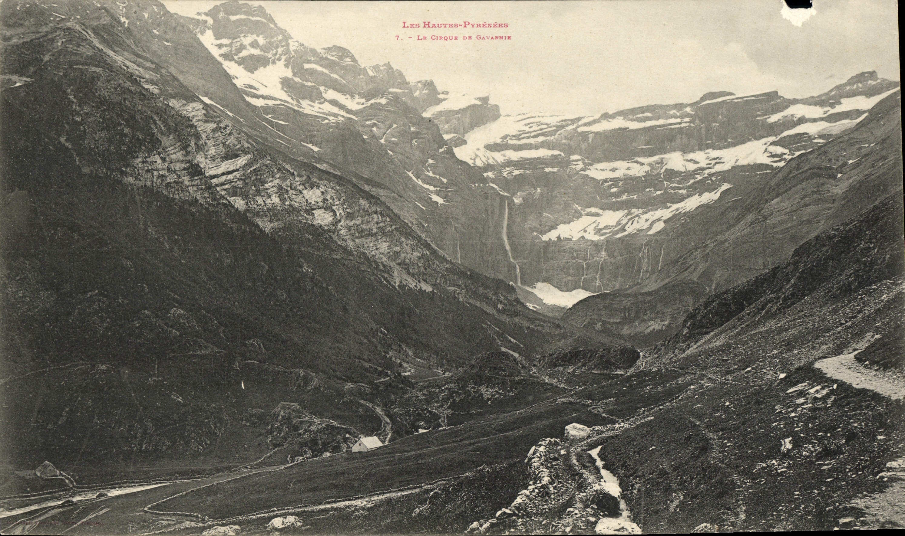 CPA Grand Format Le cirque de Gavarnie 25 * 15 cm