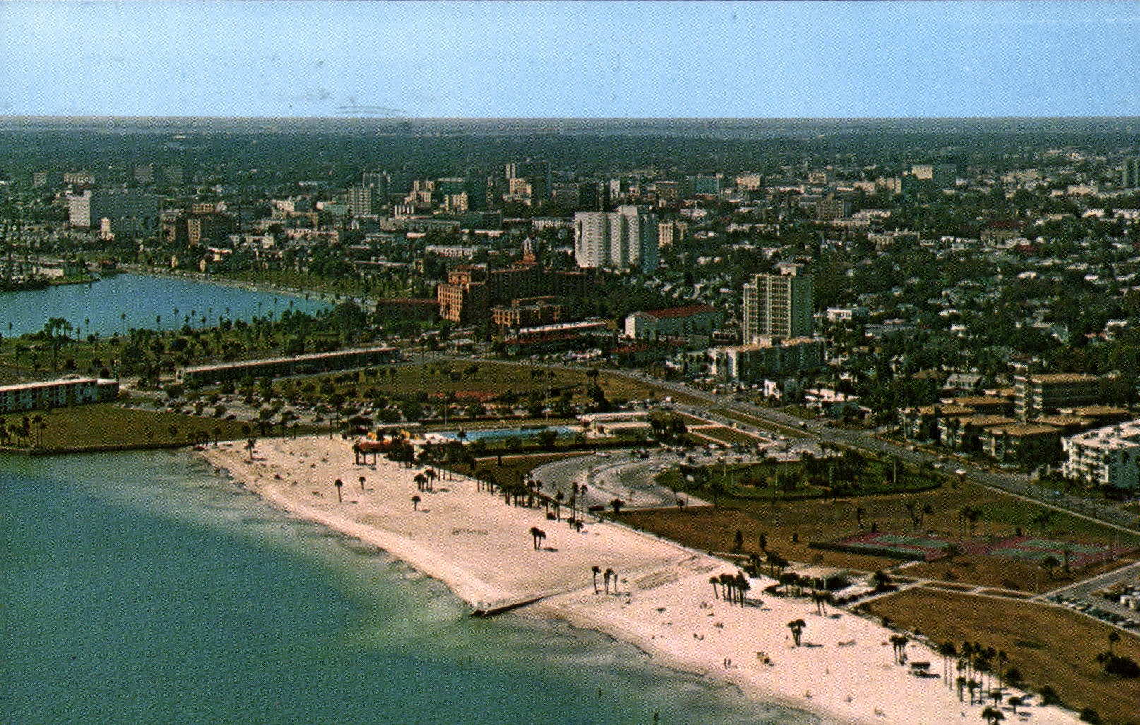 MODERN CARD Airview Off The North Shore Pool And Beach