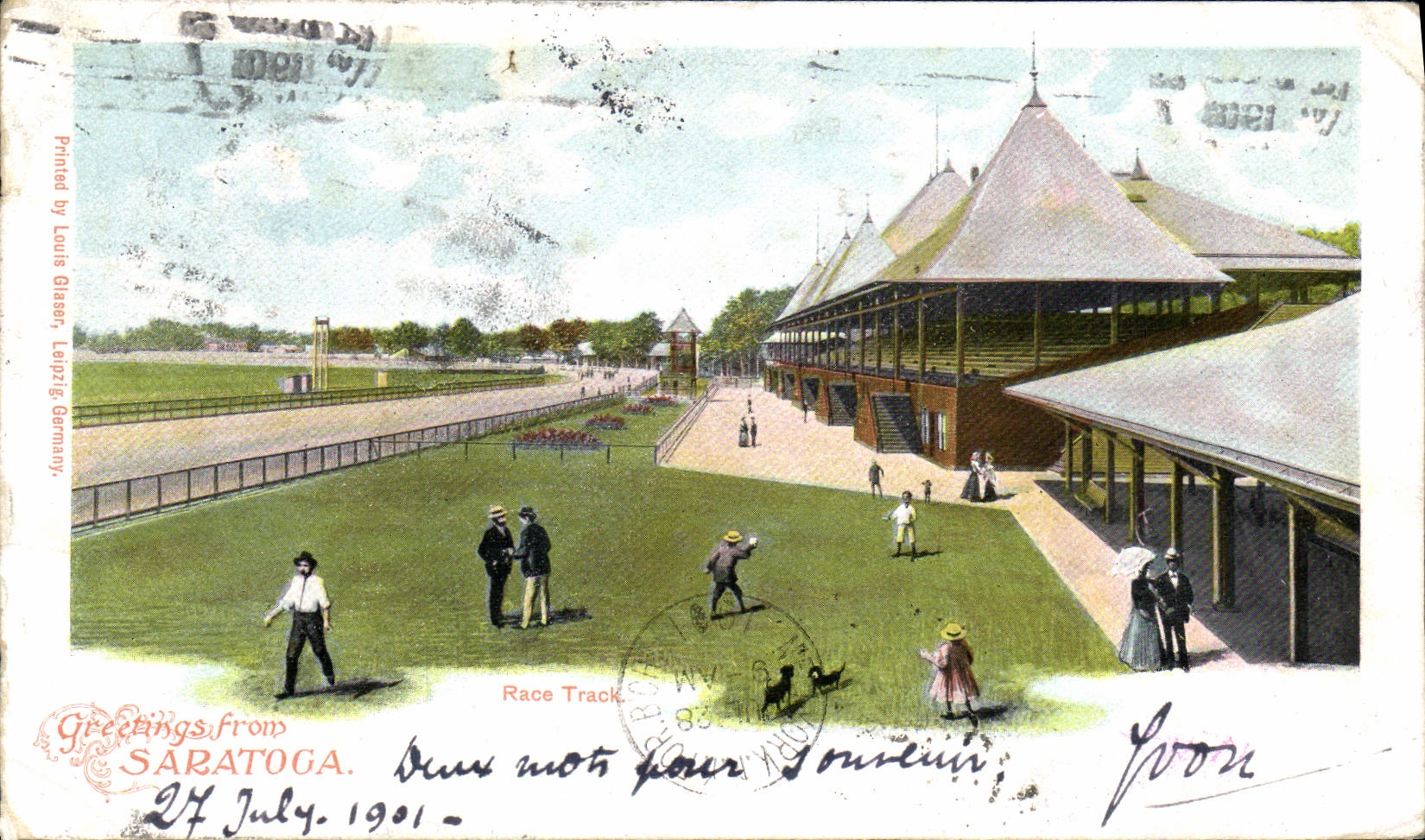 CPA Greetings From Saratoga Race Track