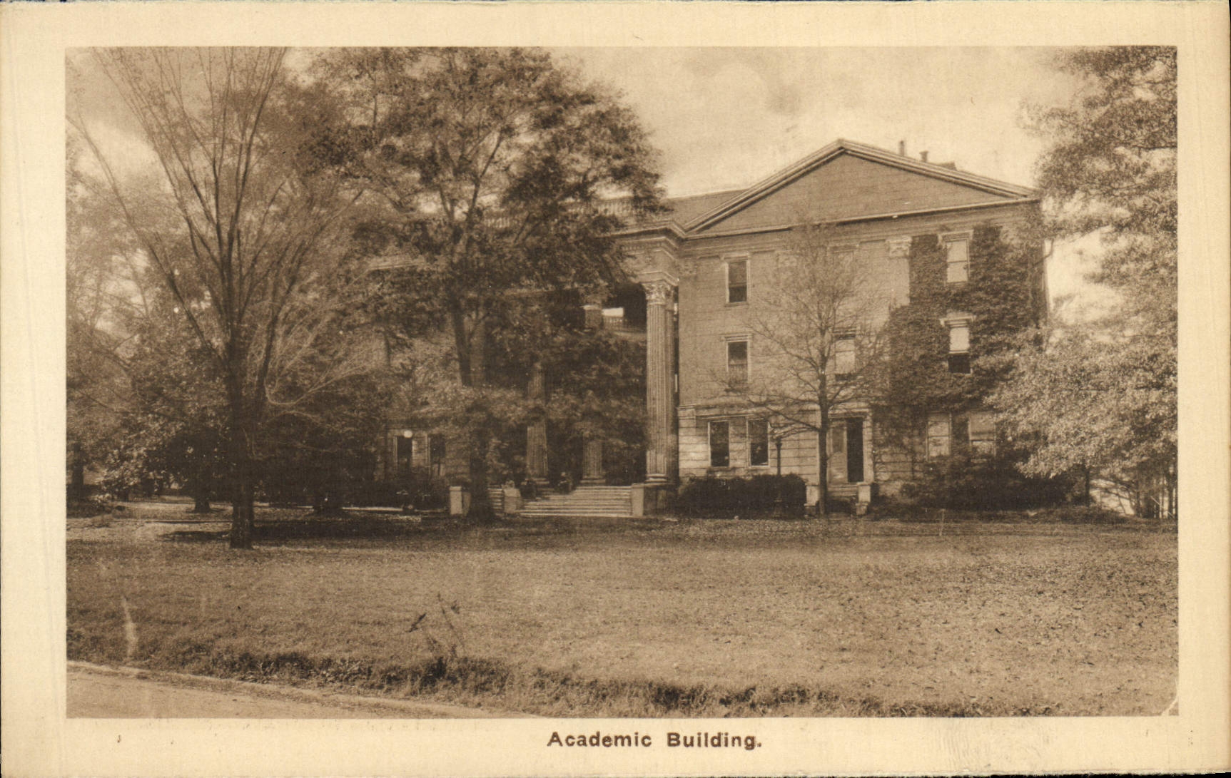 VINTAGE POSTCARD Academic Building