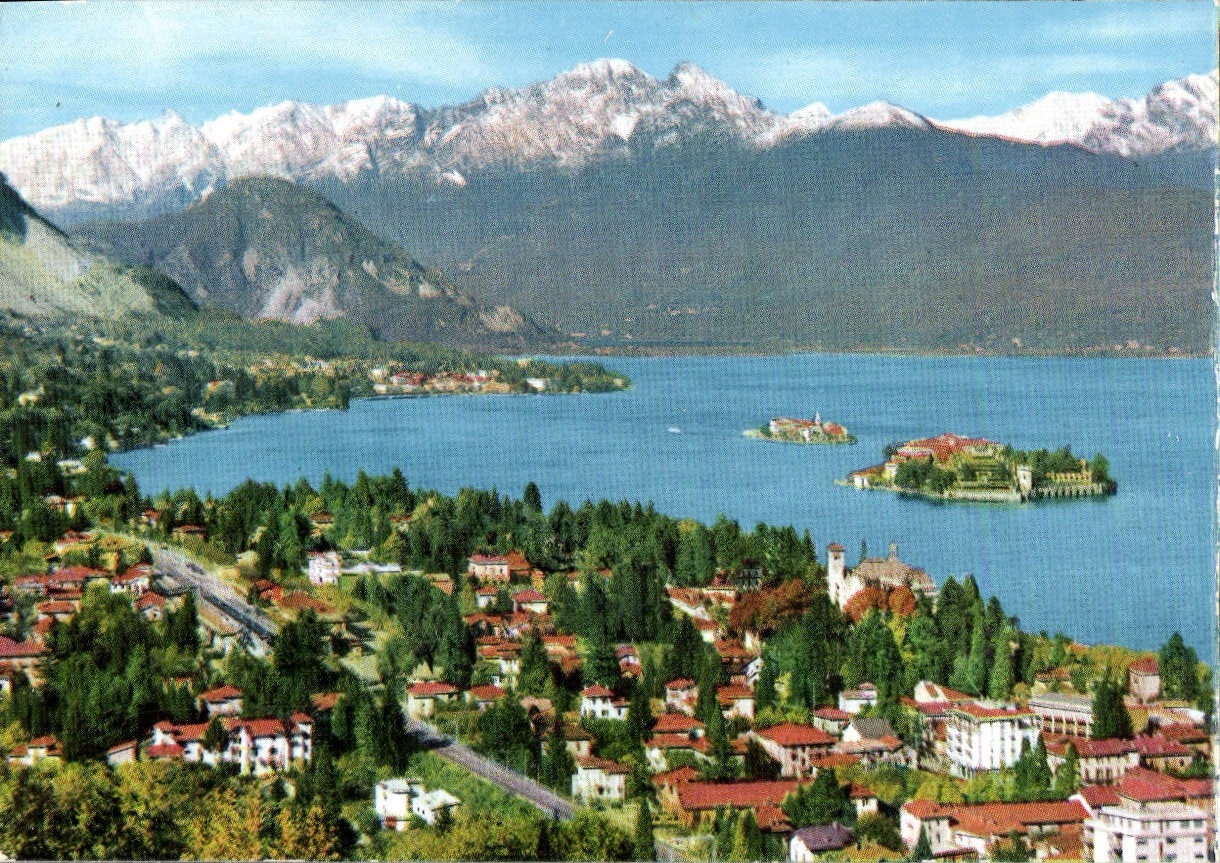 MODERN CARD Lago Maggiore Stressed