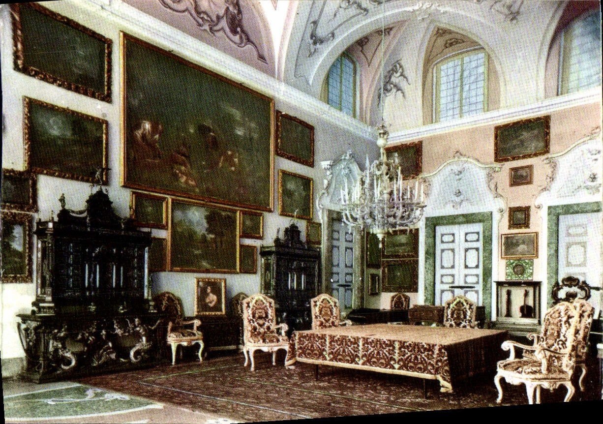 CPM Isola Bella Lago Maggiore Isola Bella Sala Della Conferenza