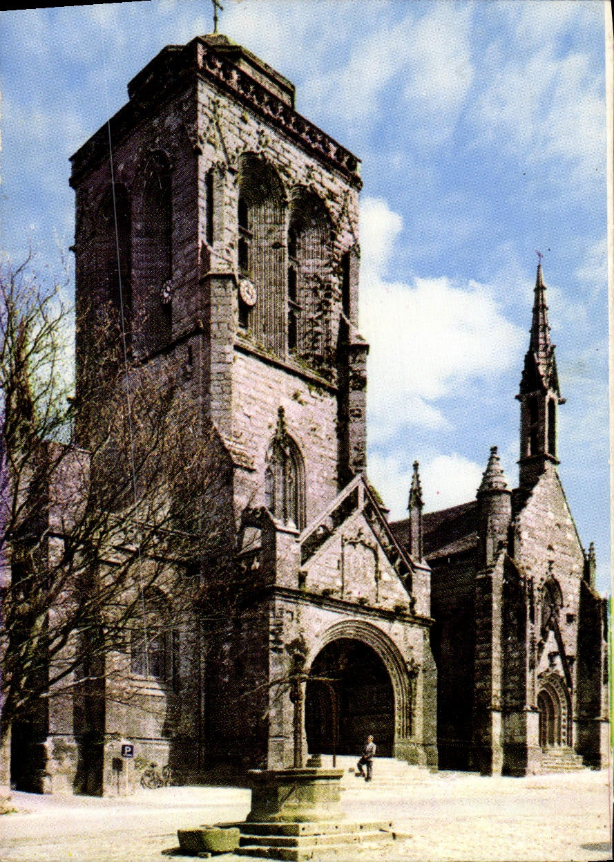 MODERN CARD Locronan the Church And Penity Vault