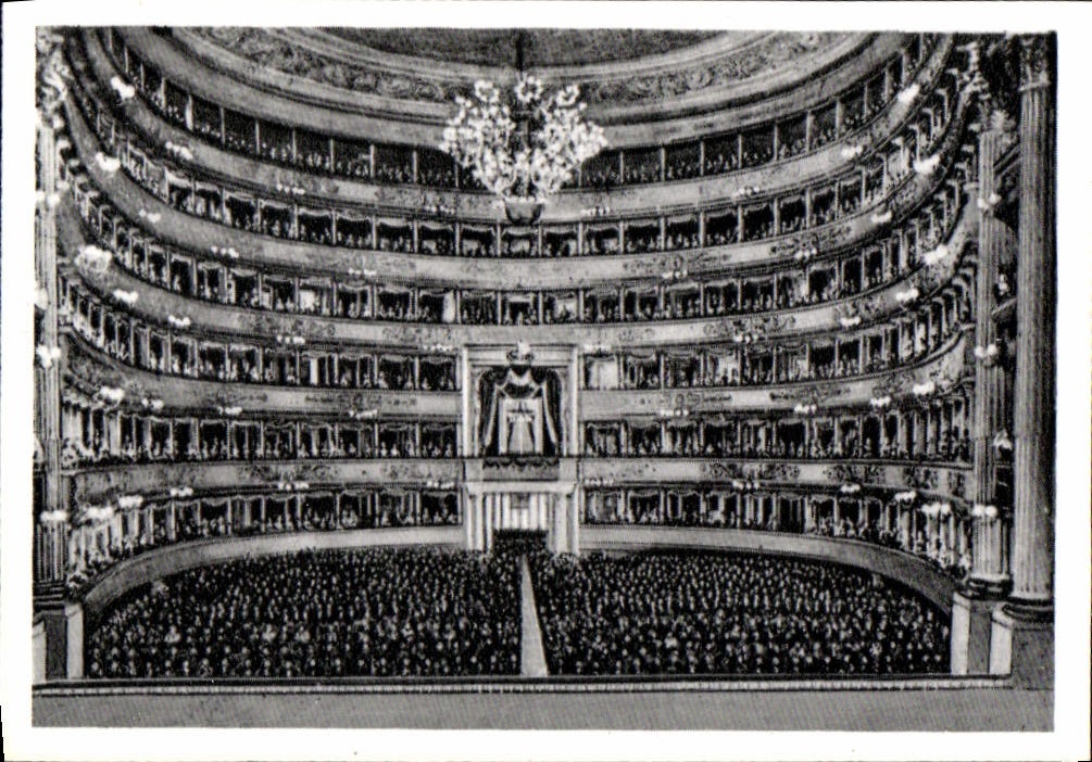 MODERN CARD Milano Teatro Went Scala Interno