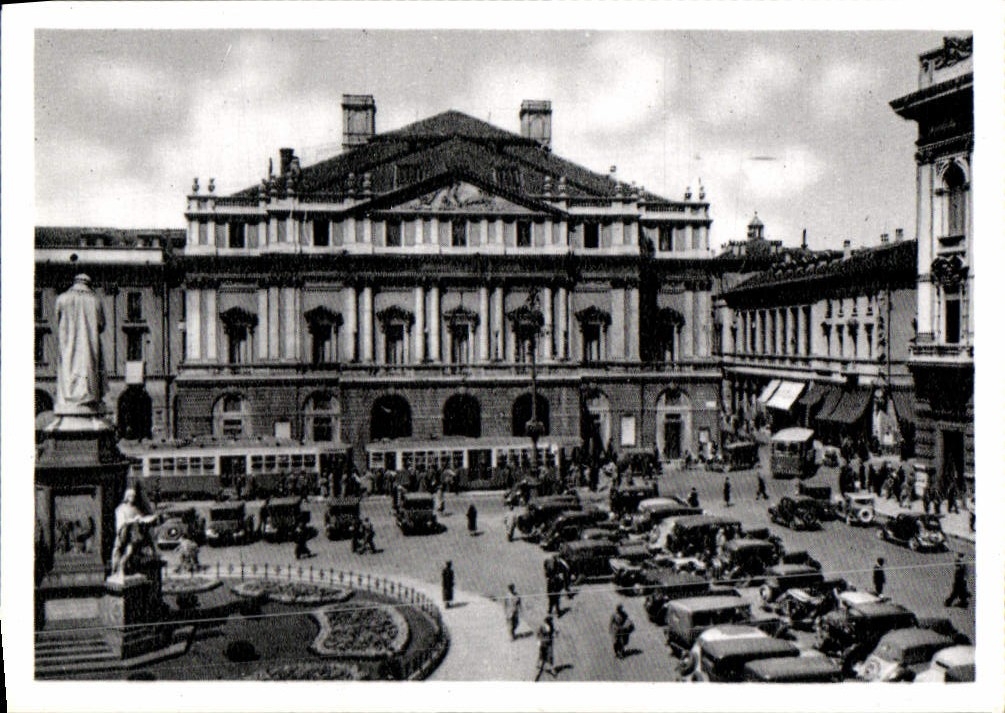 MODERN CARD Milano Piazza E Teatro Went Scala Scala