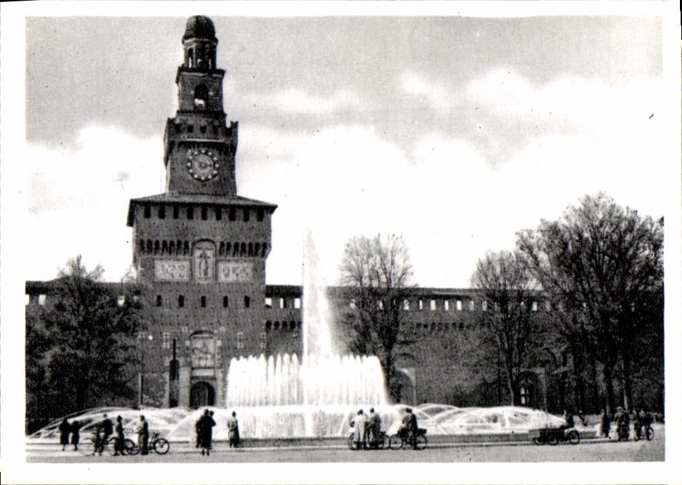 MODERN CARD Milano Castello Sforzesco