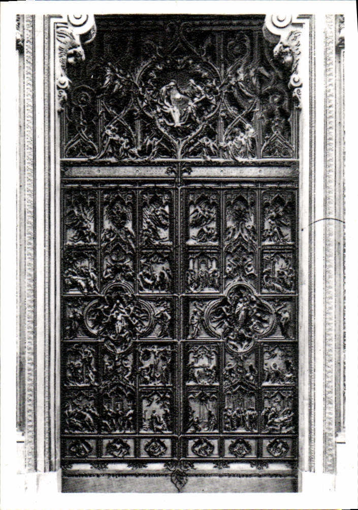 MODERN CARD Milano Paomo Carried It In Bronzo