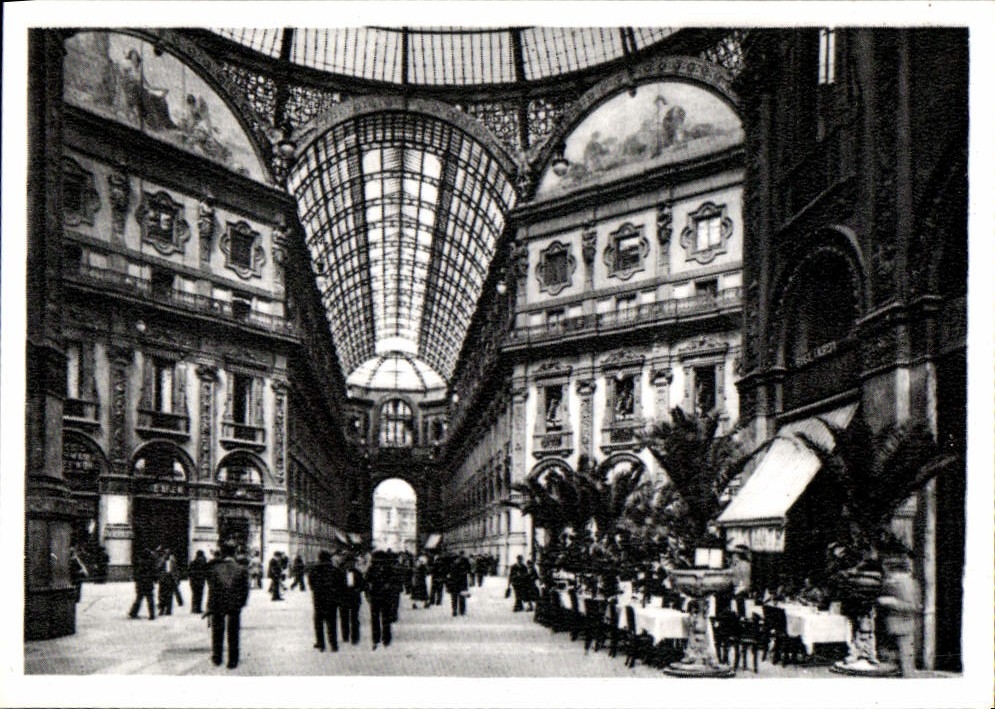 MODERN CARD Milano Interno Della Galleria Vittorio Emanuele II