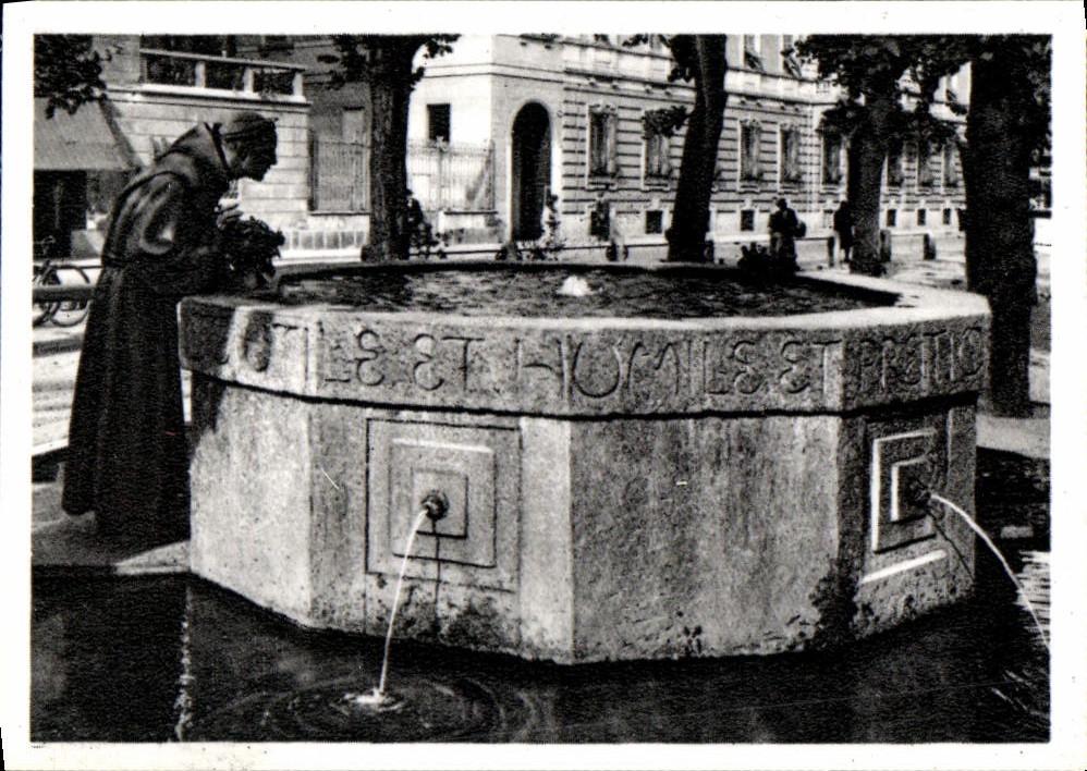 MODERN CARD Milano Fontana Di S Francesco
