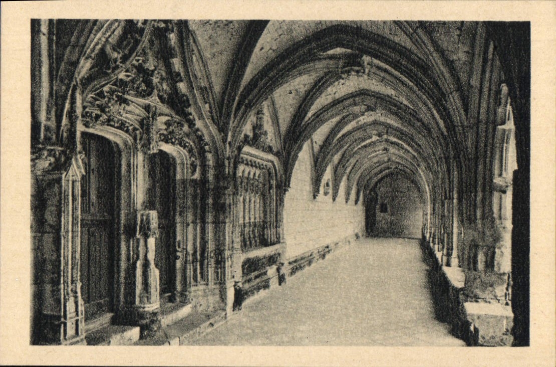 MODERN CARD Abbey of Wandrille Saint