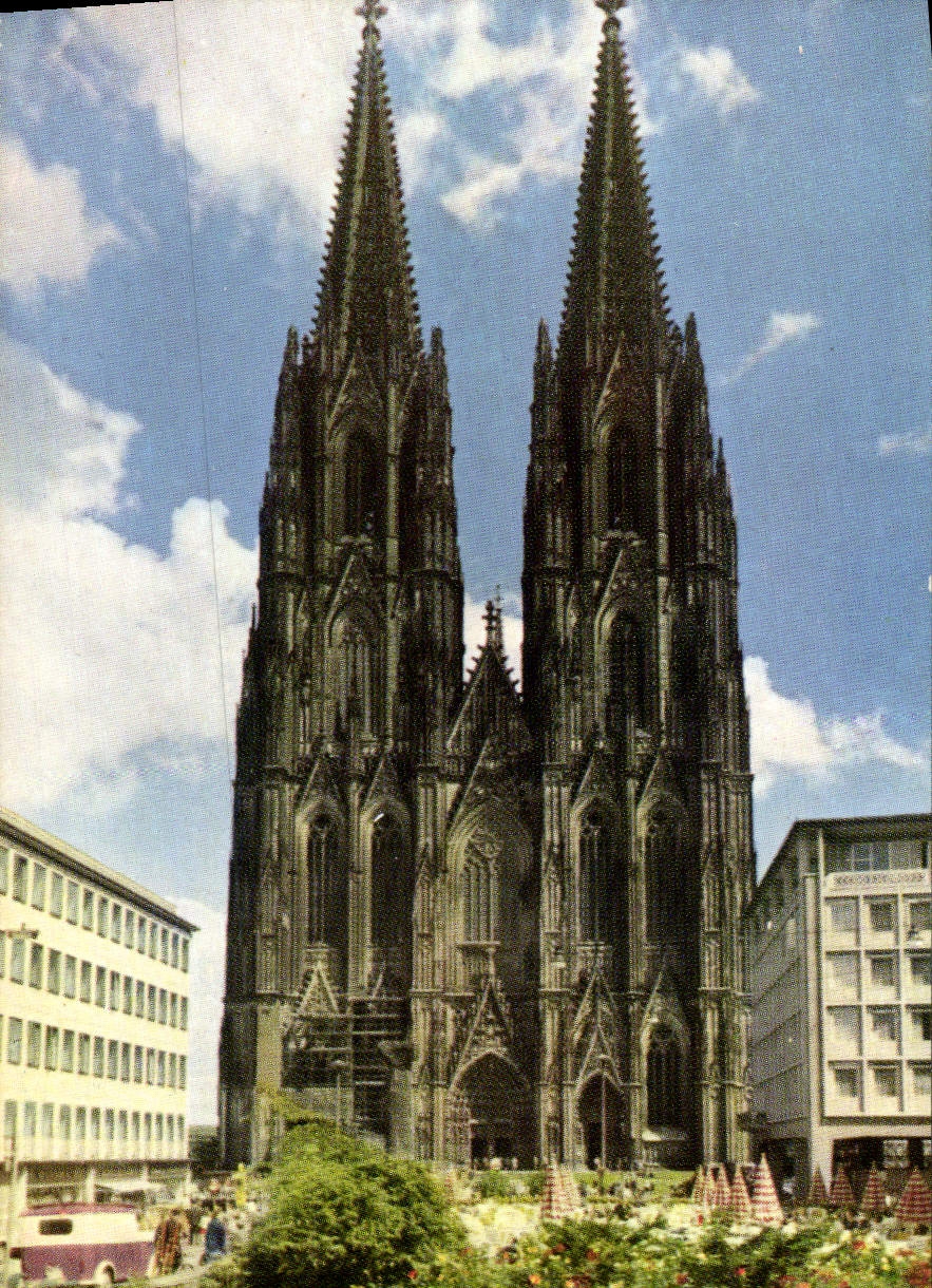 POSTAL MODERNA Dom Westseite de Koln