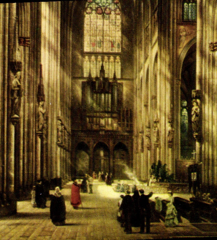 CPM Kolner Dom Innenansicht 