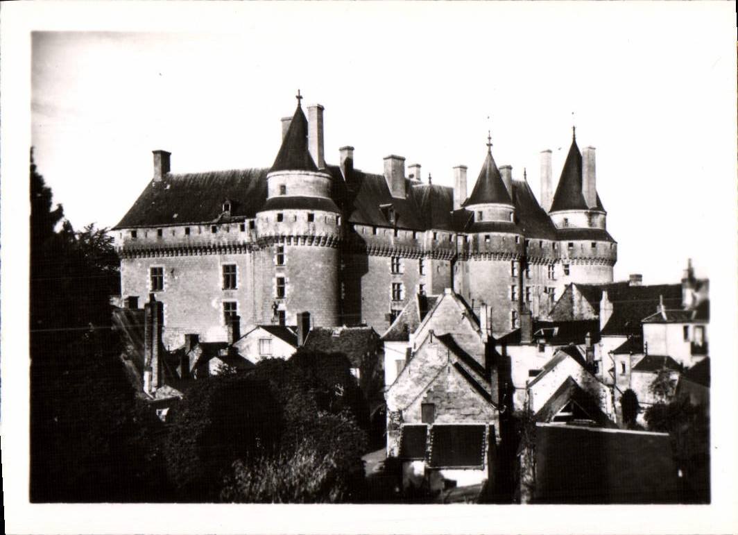 MODERN CARD the Castle De Langeais the Frontage on the City