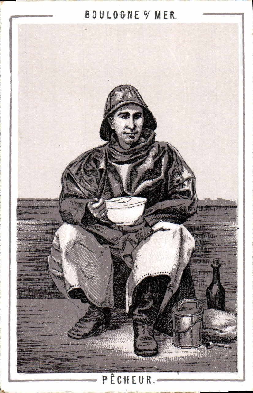MODERN CARD Sinning Boulogne on Mer Fishes