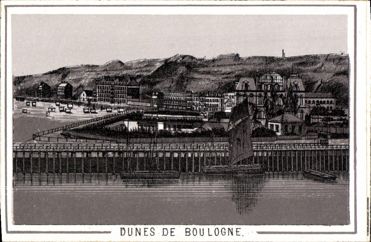 MODERN CARD Boulogne on Sea Dunes Of Boulogne