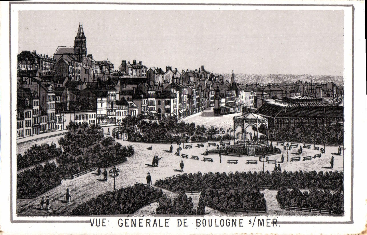 MODERN CARD Boulogne On Sea View