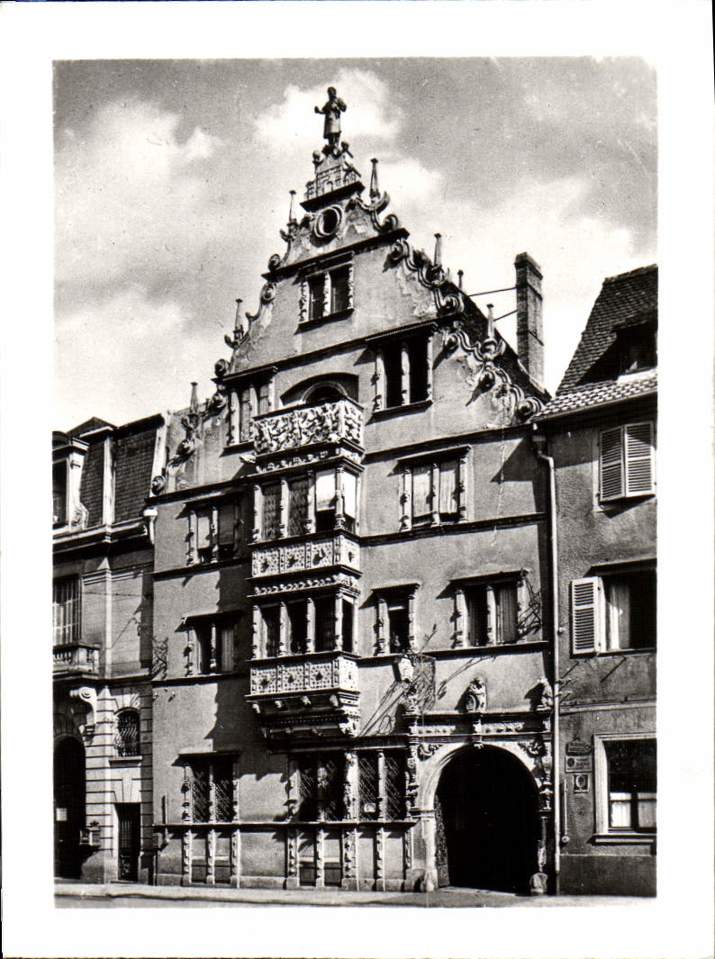 MODERN CARD Colmar the House of the Heads