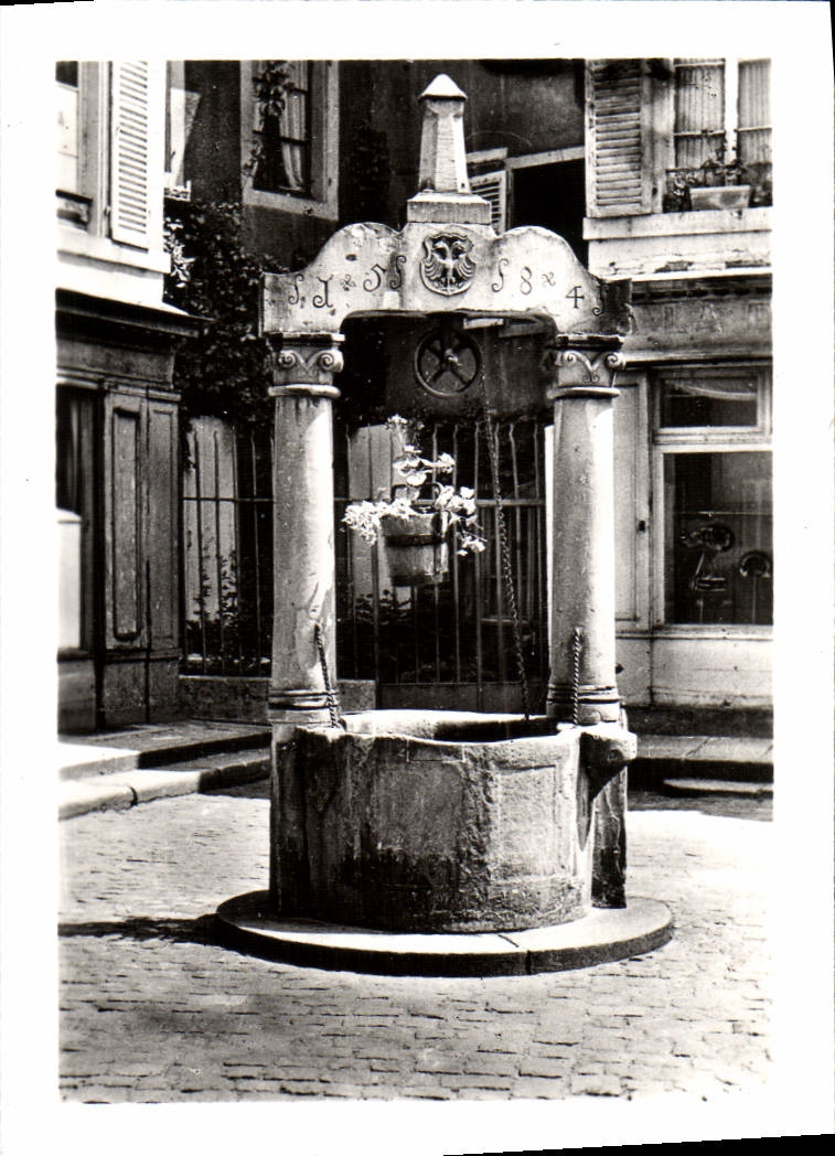 MODERN CARD Colmar Places Dominican Wells of 1584