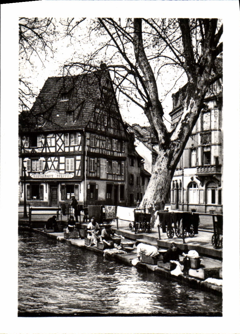 CPM Colmar Le Lavoir de la Place de La Sinne Lavandieres