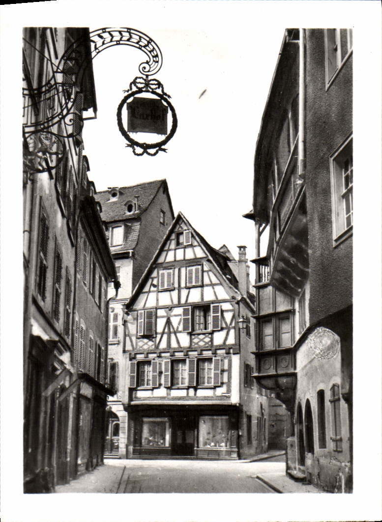 MODERN CARD Colmar the Street Merciere