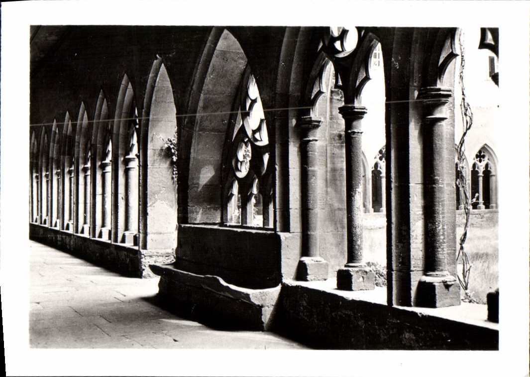 MODERN CARD Colmar the Cloister of Unterlinden