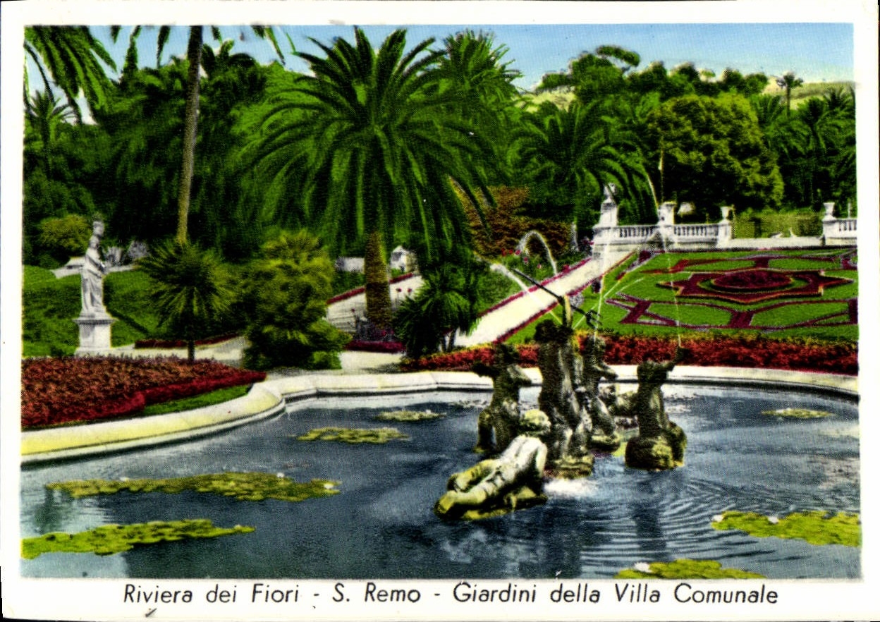 MODERN CARD Riviera dei Fiori Remo Giardini beyond Communal Villa