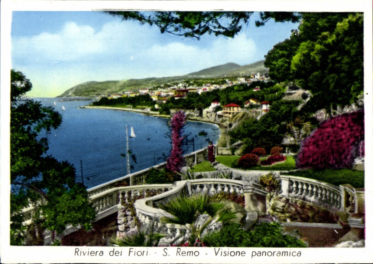 CPM Riviera dei Fiori Remo Vuisione Panoramica