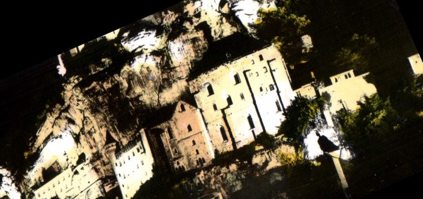 MODERN CARD Rocamadour the Rock