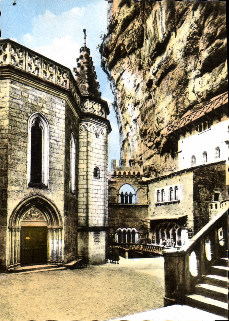 CPM Rocamadour La Chapelle Saint Jean et le Rochers