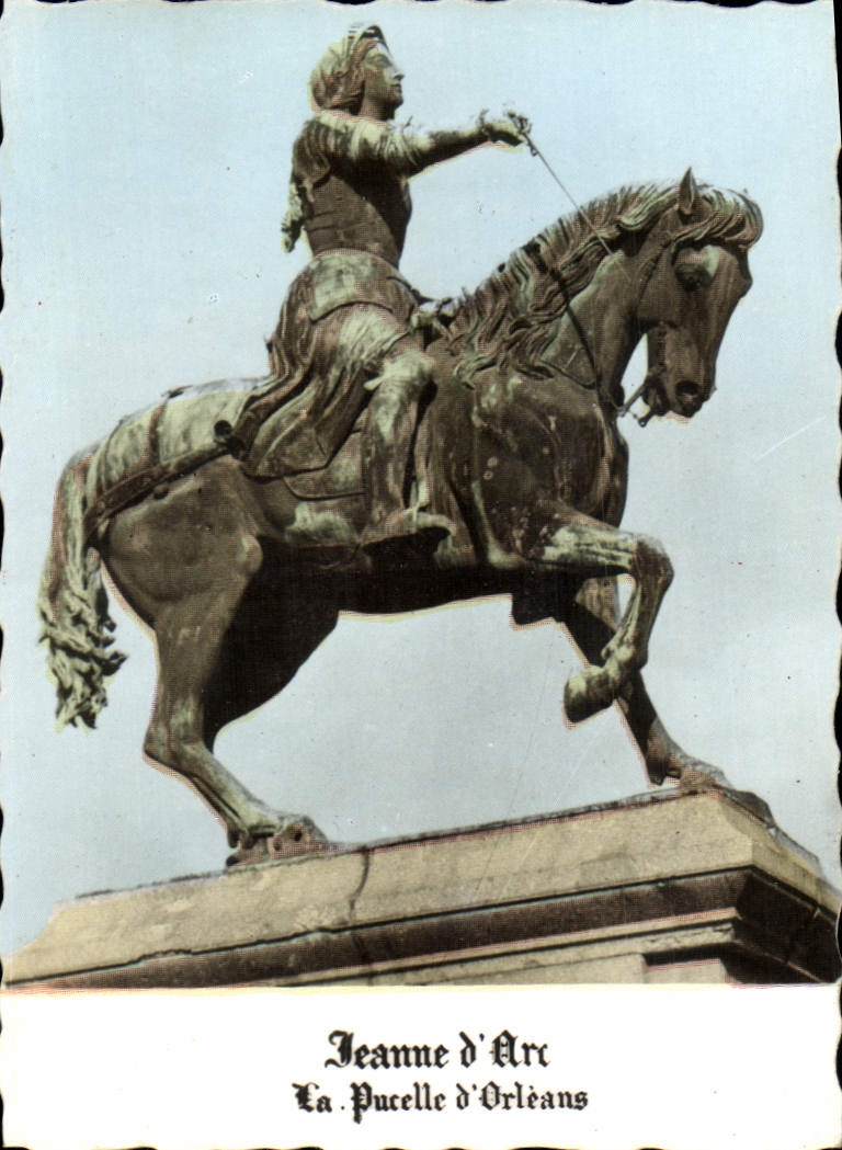 CPM Orleans Jeanne d'Arc la Pucelle d'Orleans