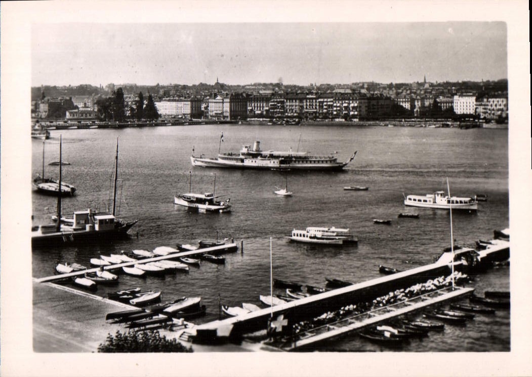 MODERN CARD Geneva the Port