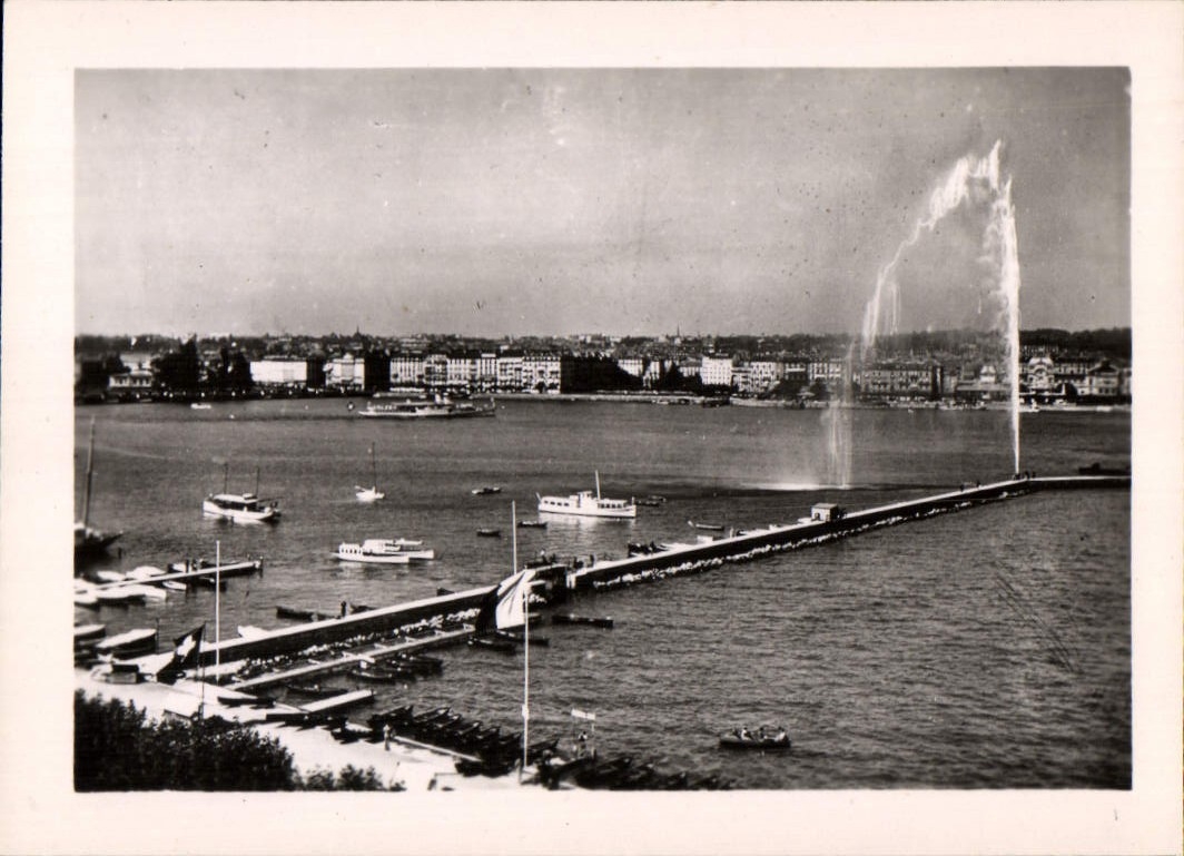 MODERN CARD Geneva the water Jet